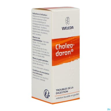 Weleda Choleodoron Solution Buvable Gouttes 30ml