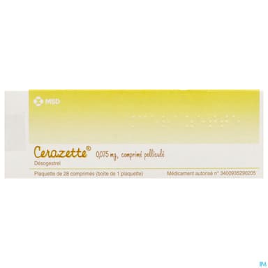Cerazette 0mg075 Comprime 28 X1