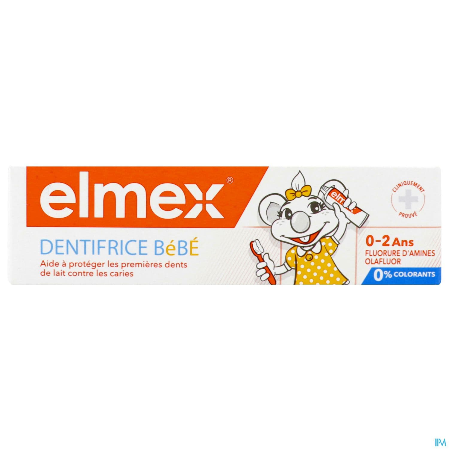 Elmex Bebe Dentifrice 0/2ans 50ml
