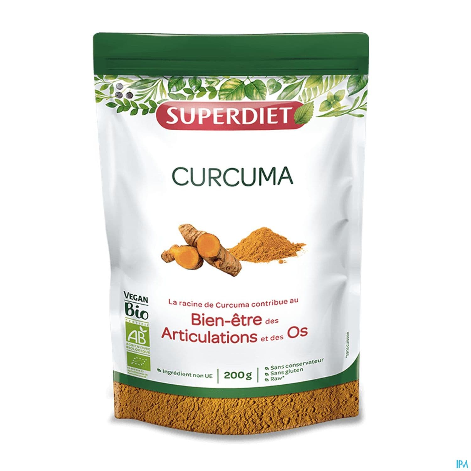 SUPERDIET CURCUMA BIO PDR 200G — Pharmacie basire by Nexum