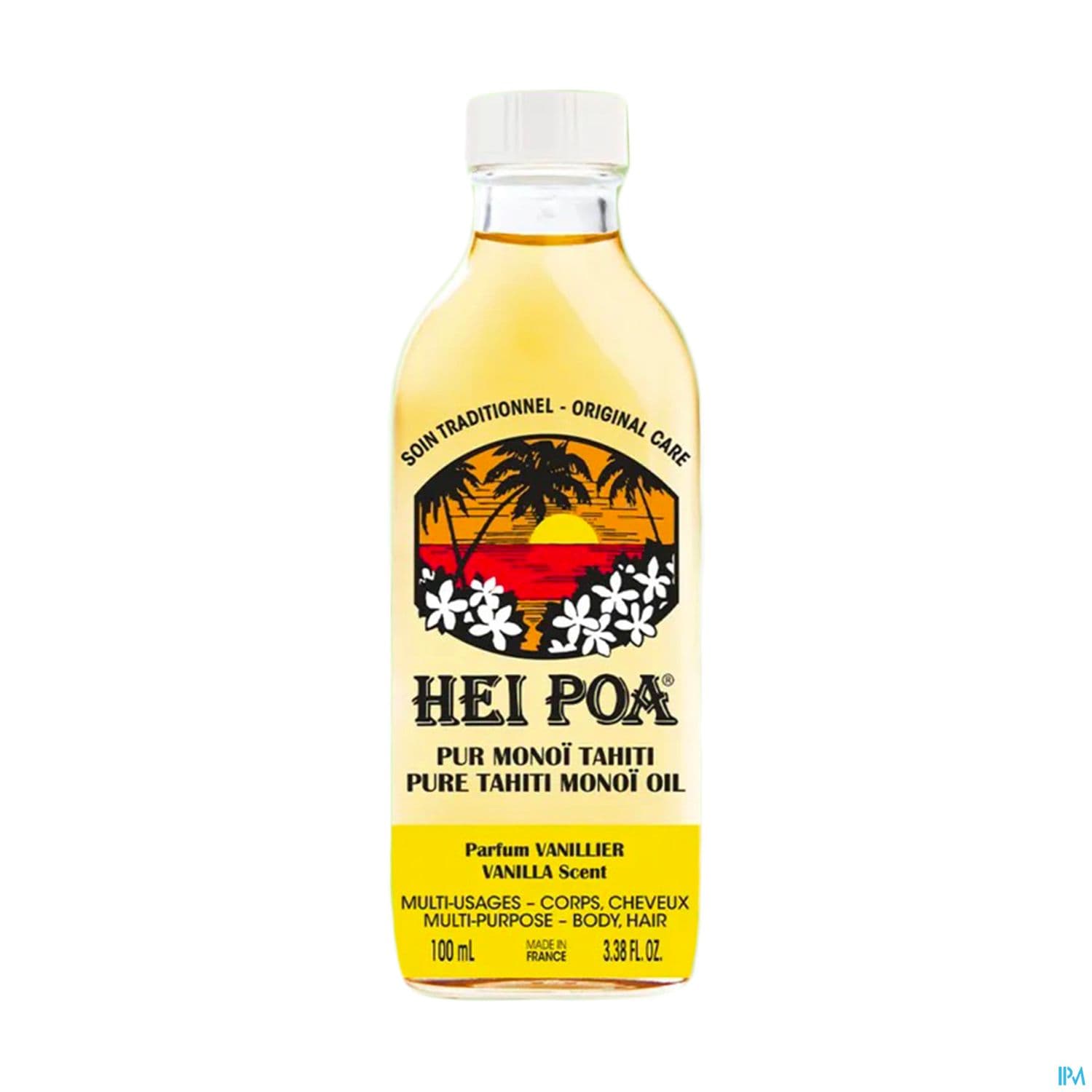 Hei poa pur monoï de tahiti vanillier 100 ml — Pharmacie de la Croix Rouge - Tourcoing