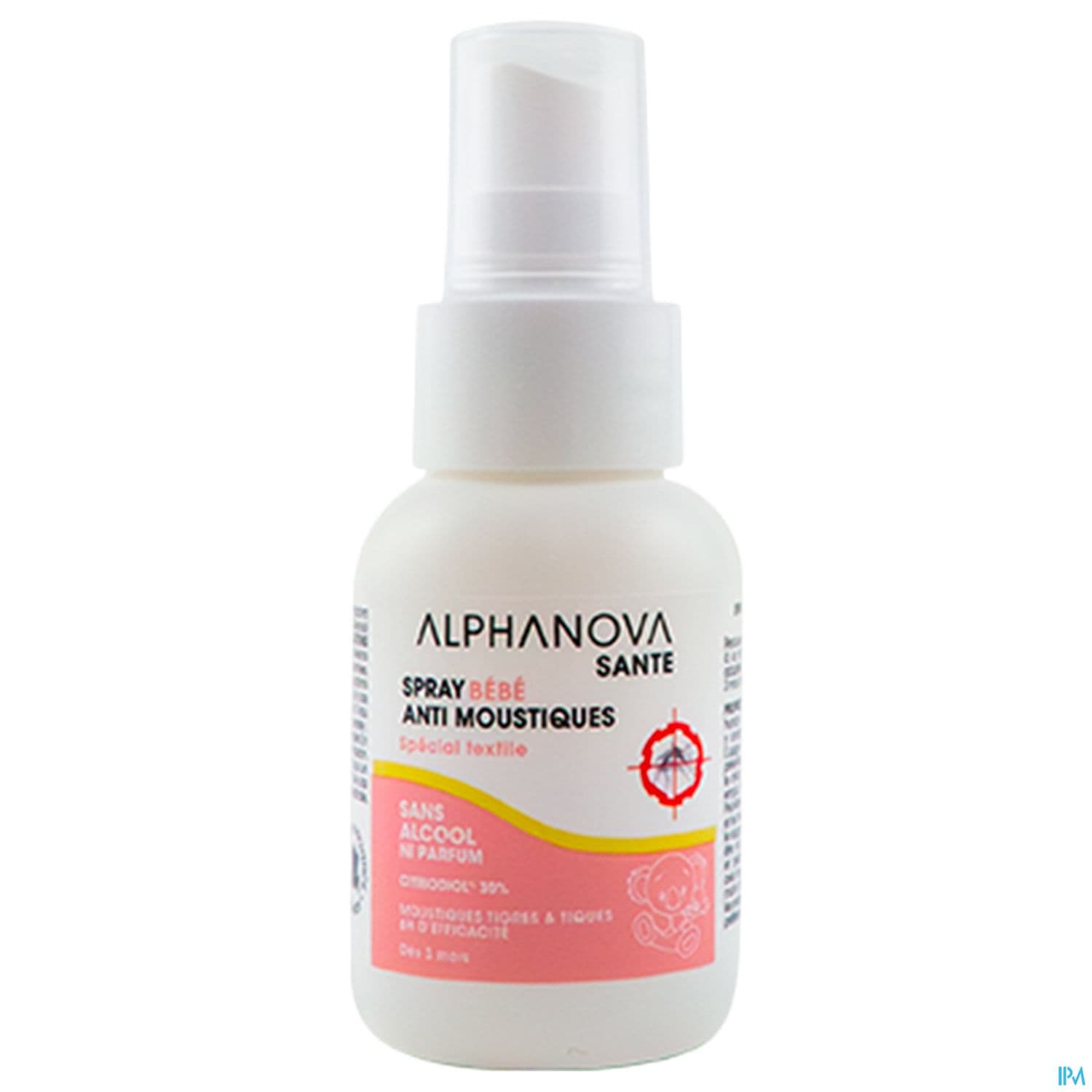 Alphanova Sante Spray Antimoustiques Bebe Textile 50ml