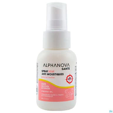 Alphanova Sante Spray Antimoustiques Bebe Textile 50ml