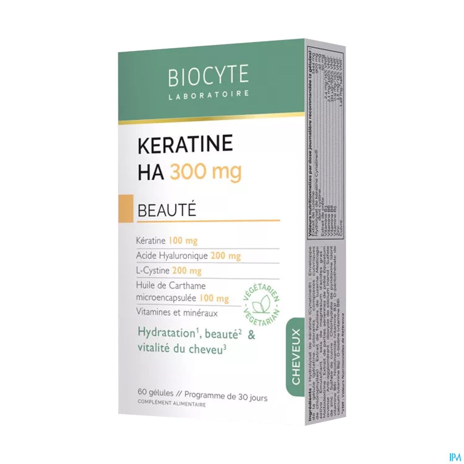 Biocyte Keratine Ha 300mg Gelule 60