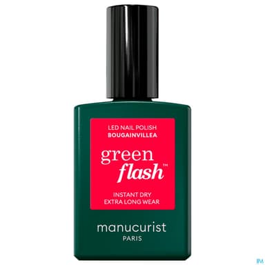 Manucurist Green Flash Vernis A Ongles Bougainvillier 15ml