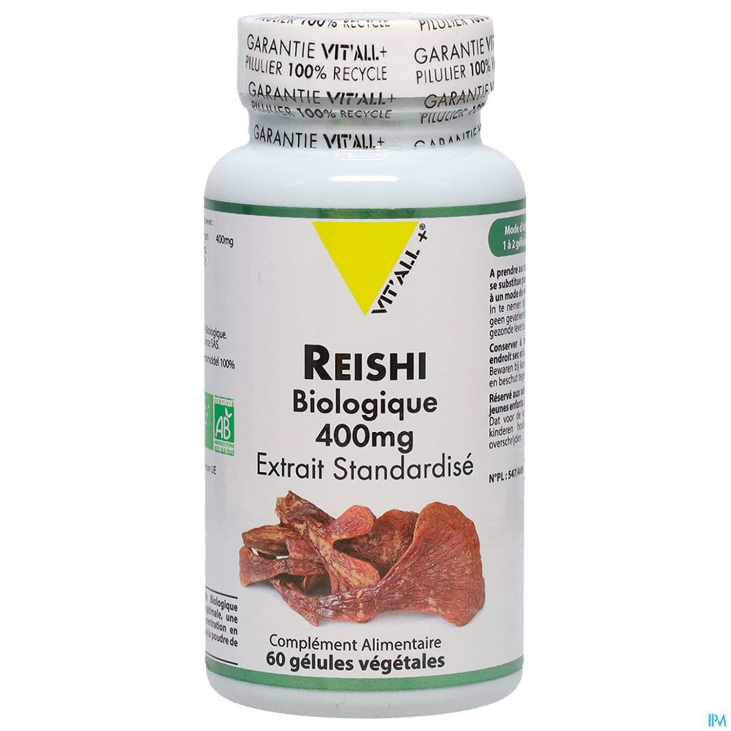 VIT ALL+ REISHI 400MG BIO GELUL 60