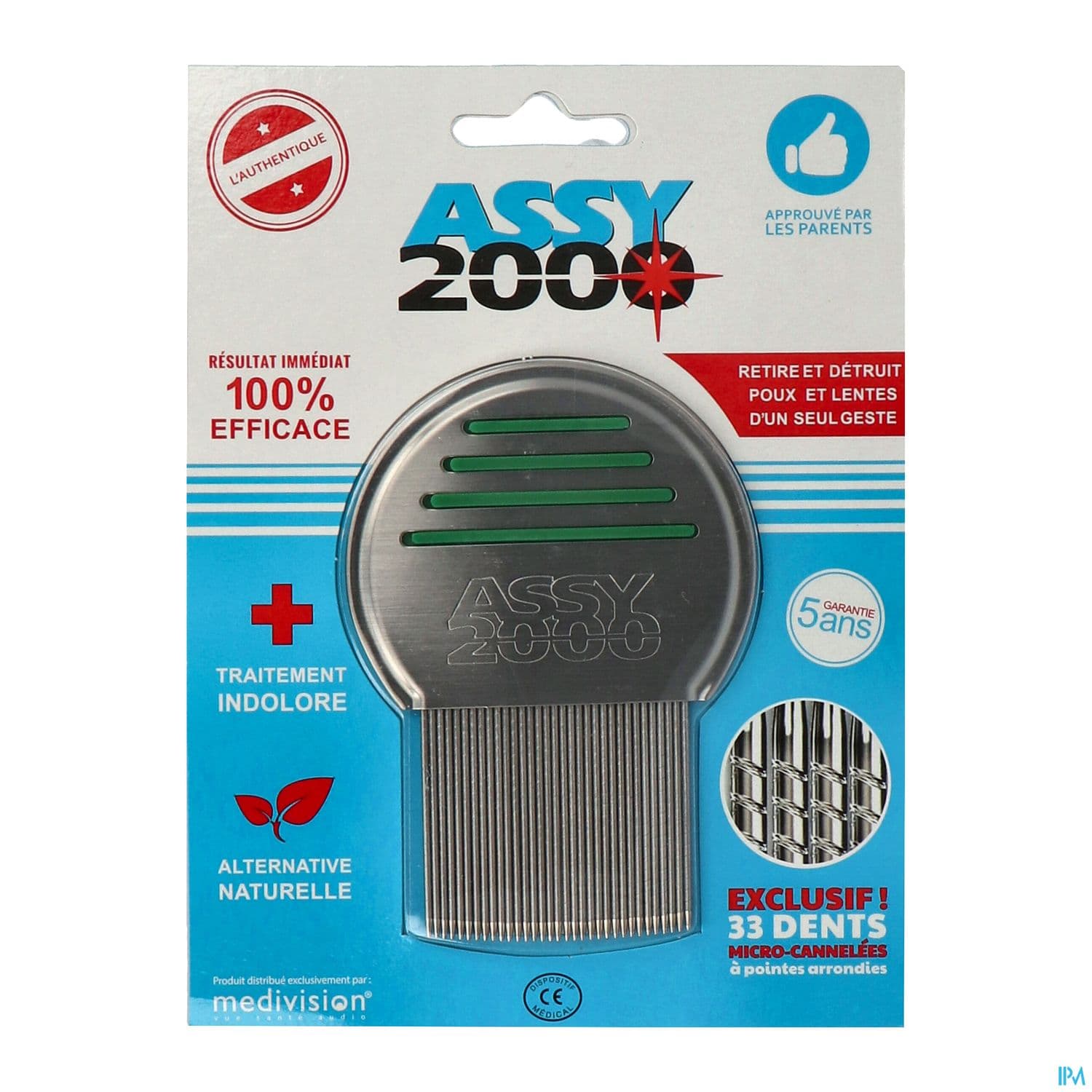 PEIGNE ASSY 2000 A/POUX ACIER