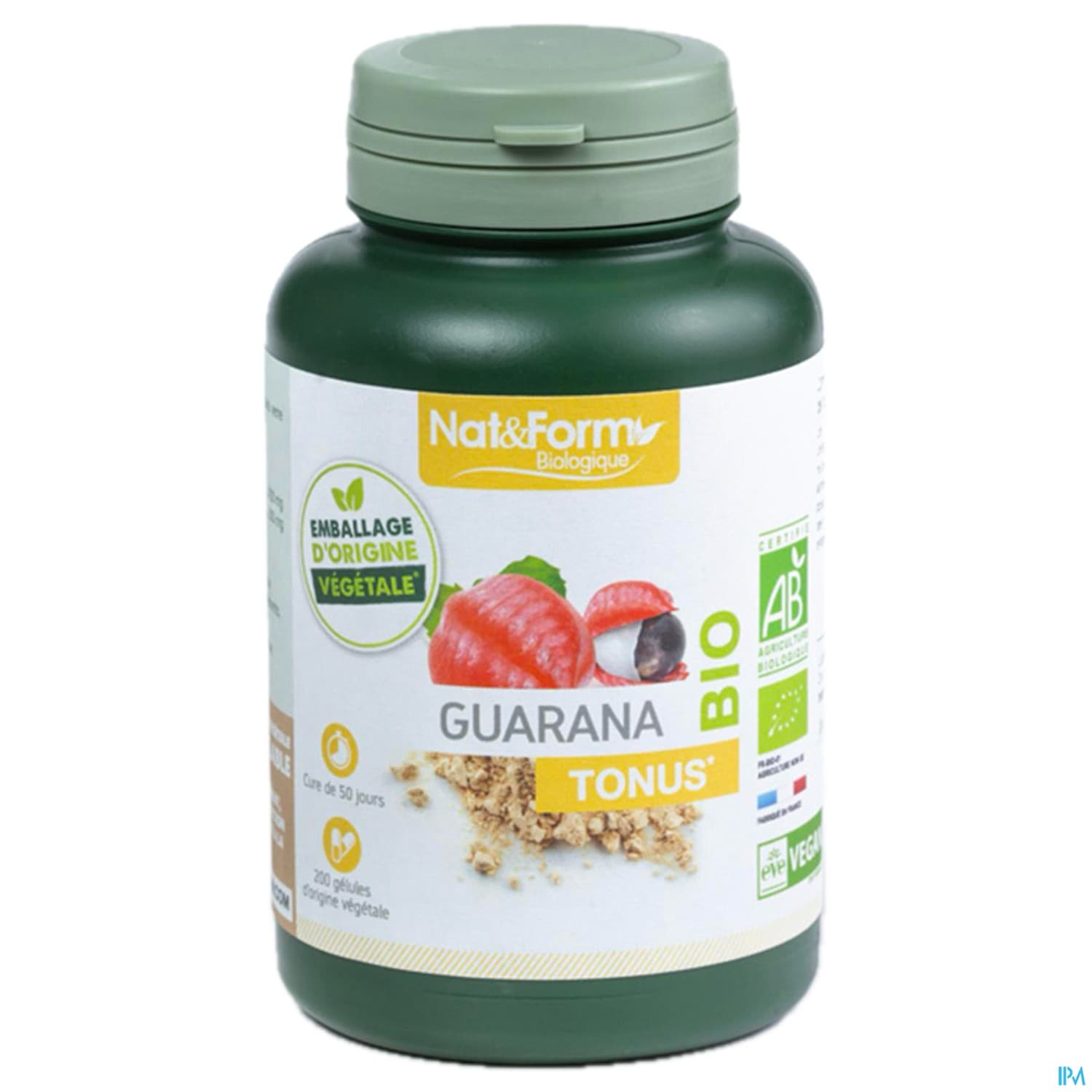 NAT&FORM BIO GUARANA GELVEG200