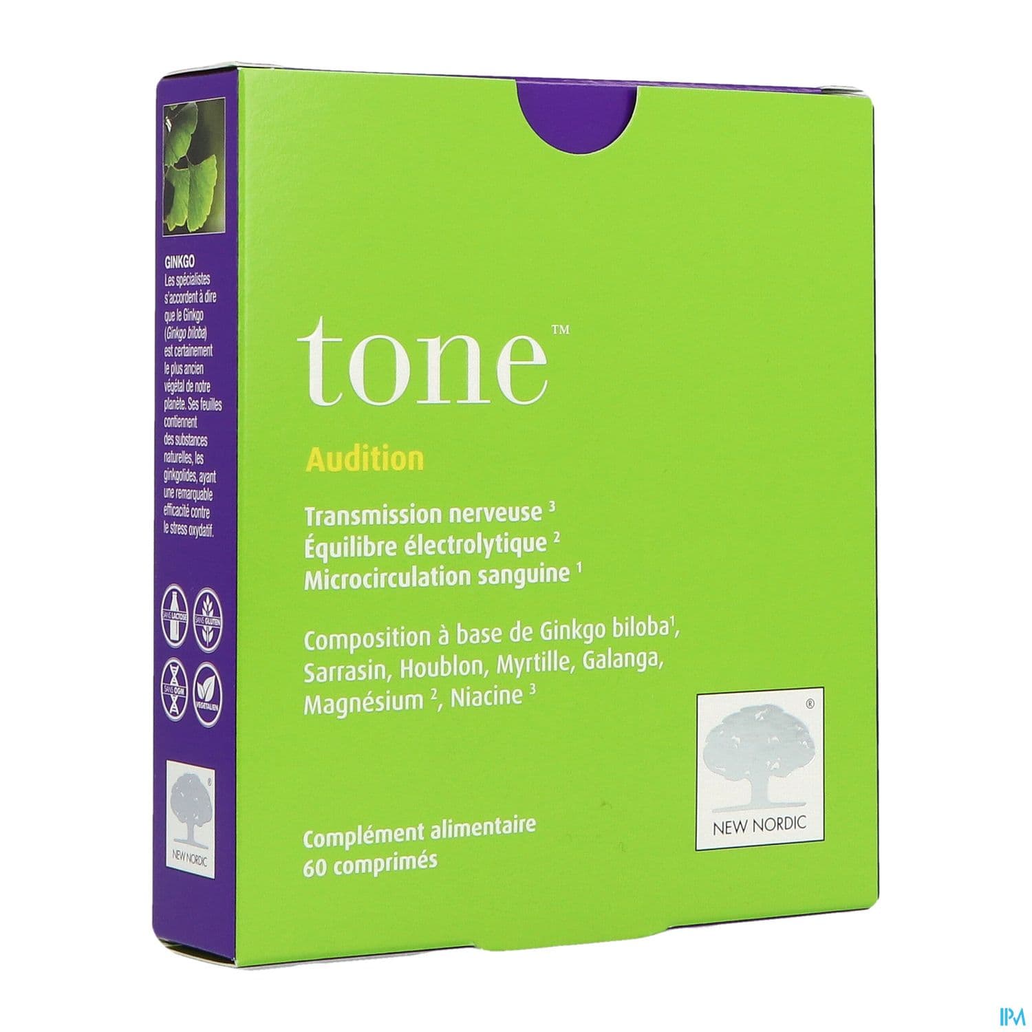 New Nordic Tone Audition Comprime 60 — Pharmavance Auteuil