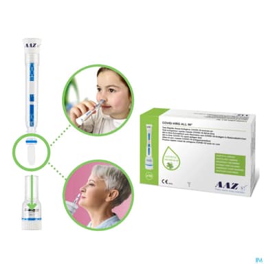 Aaz Autotest Nasal All In Duo Enfant Covid Viro 10