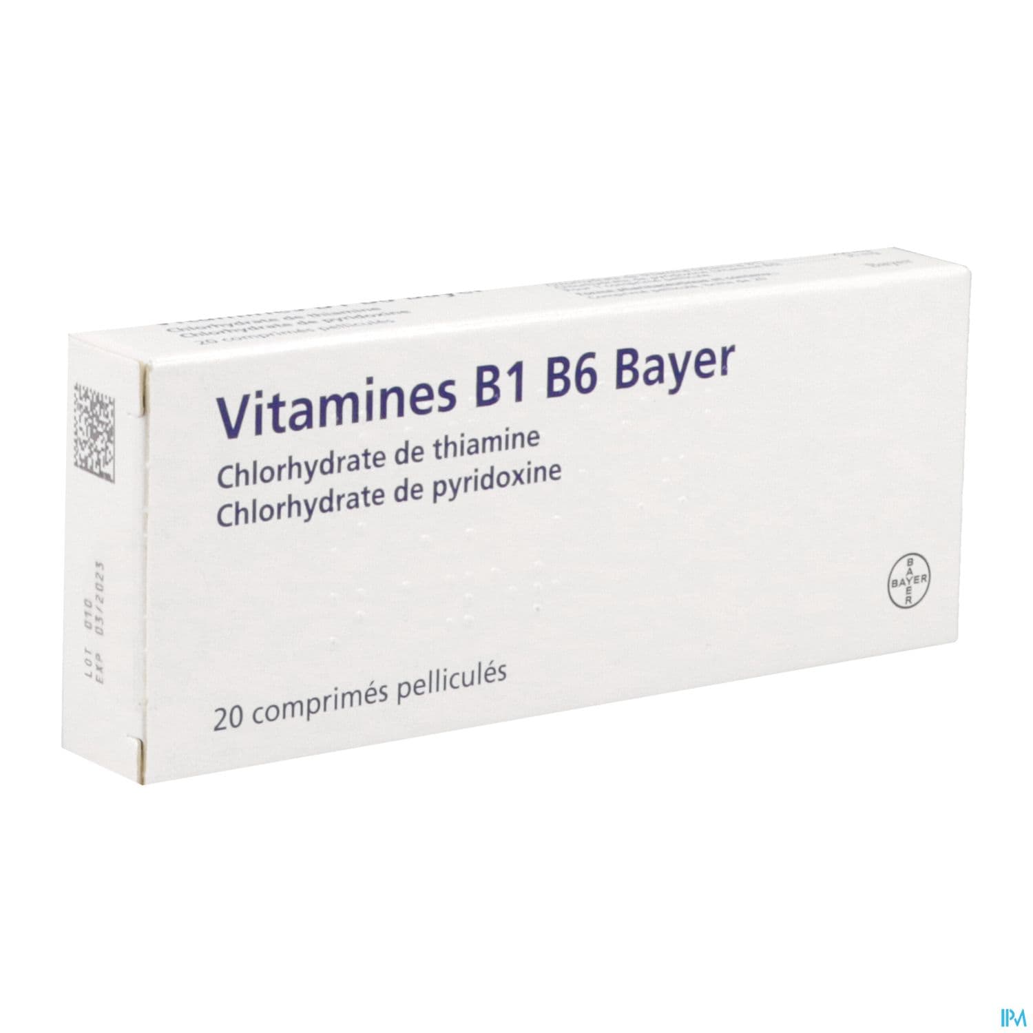 Vitamine B1 B6 Bayer Comprime 20