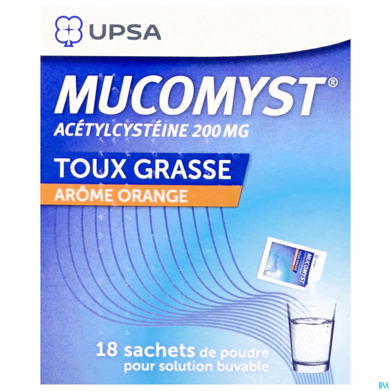 MUCOMYST 200MG PDR SBUV EN SACH B/18