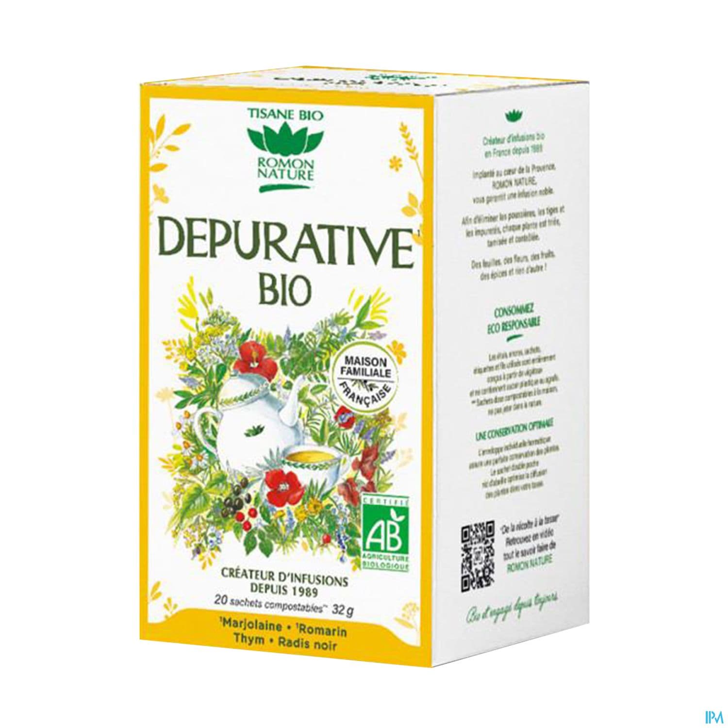 ROMON NATUR TIS BIO DEPURAT SAC20 — Pharmacie de Verdun by Nexum