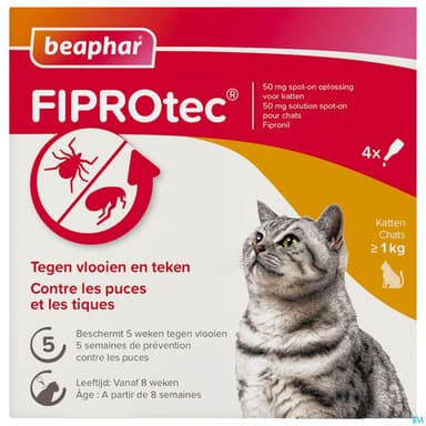 FIPROTEC 50MG SPOT ON CHAT PIPET 4