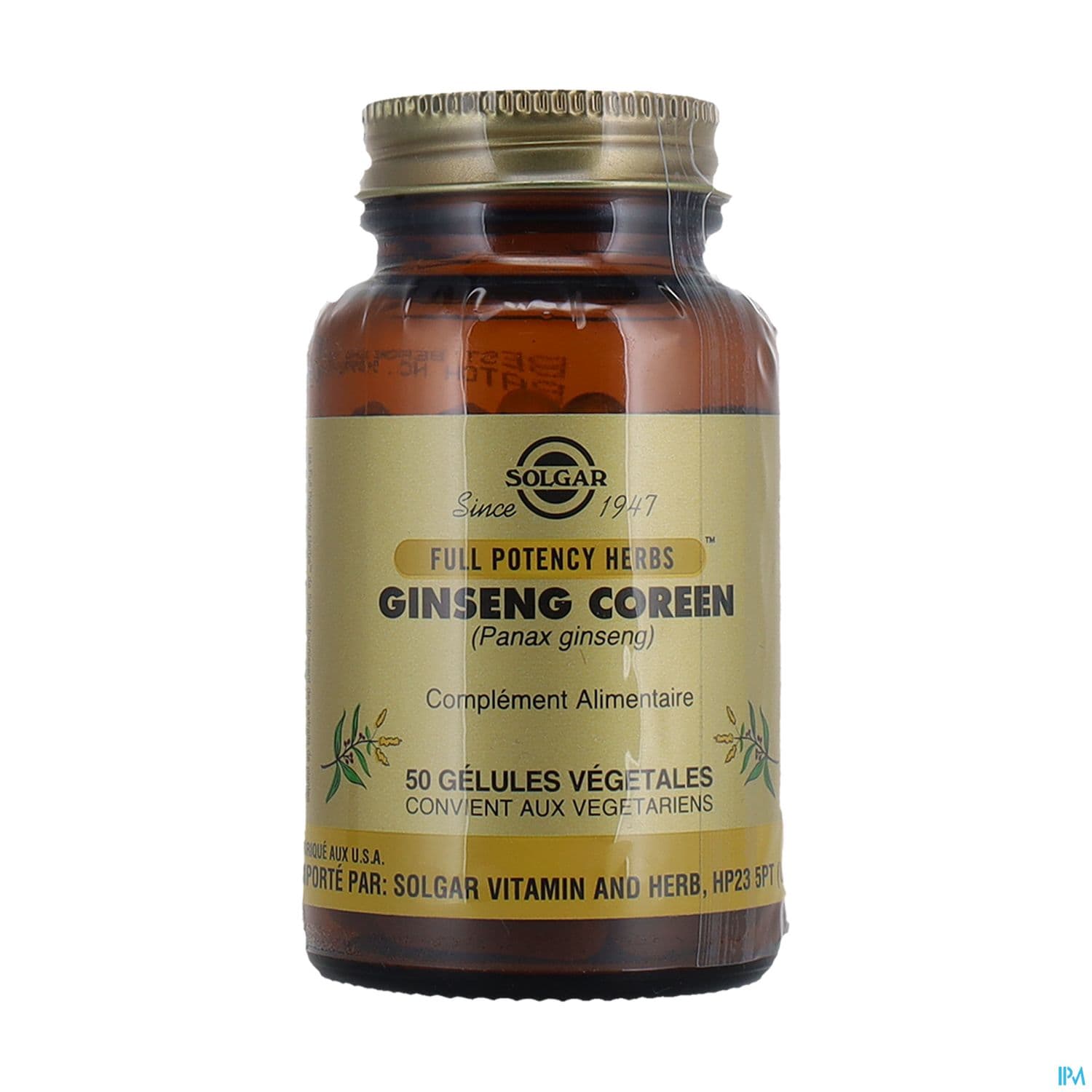 Solgar Full Potency Ginseng Coreen Gelule Vegetale 50
