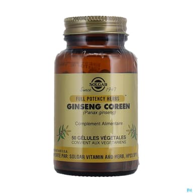 Solgar Full Potency Ginseng Coreen Gelule Vegetale 50
