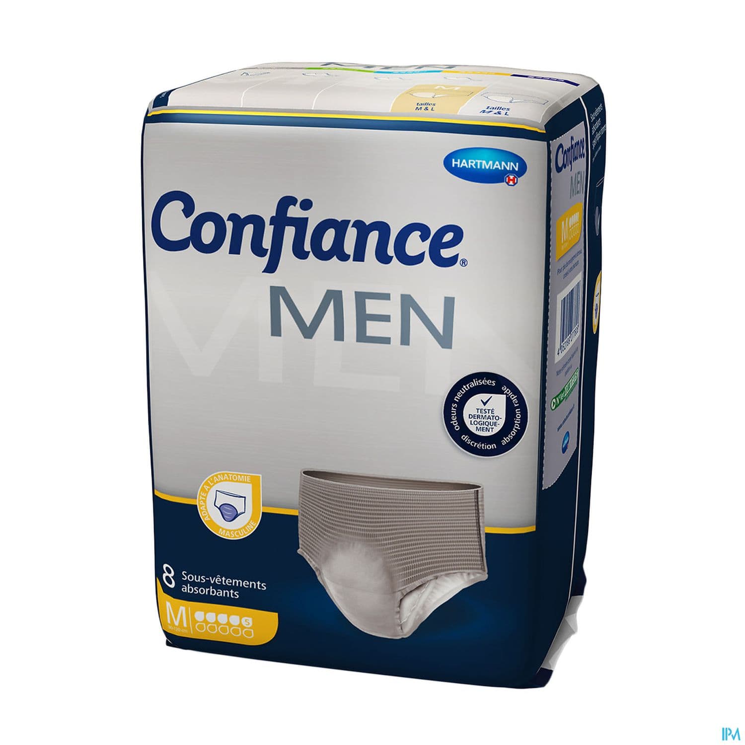 Hartmann Confiance For Men Slip Absorbant 5 Gouttes Medium 8