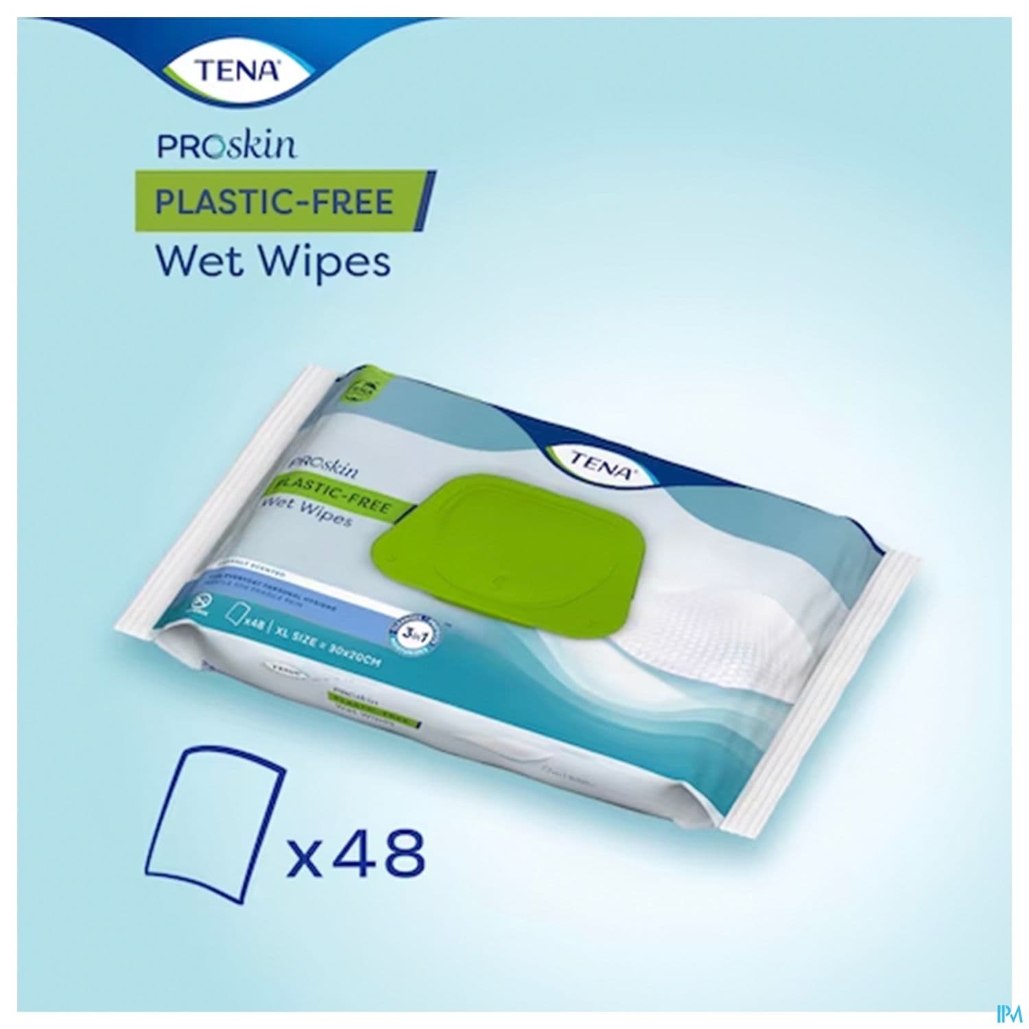TENA WETWIPE LINGETTE S/PLAST 48