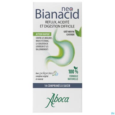 Aboca Neobianacid Acidite Reflux Comprime A Sucer Citron 14
