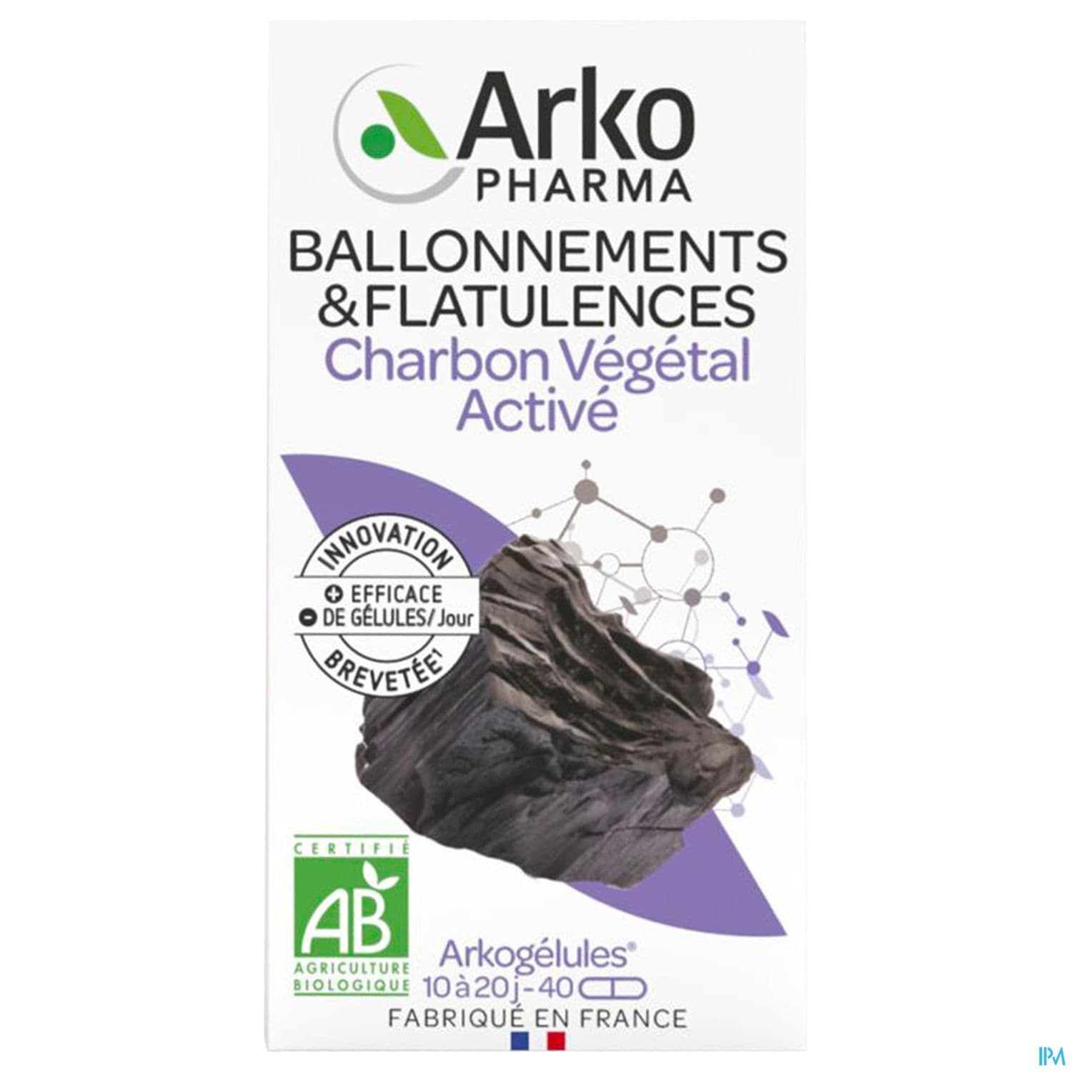 ARKOG CHARBON VEGETAL BIO GELUL 40