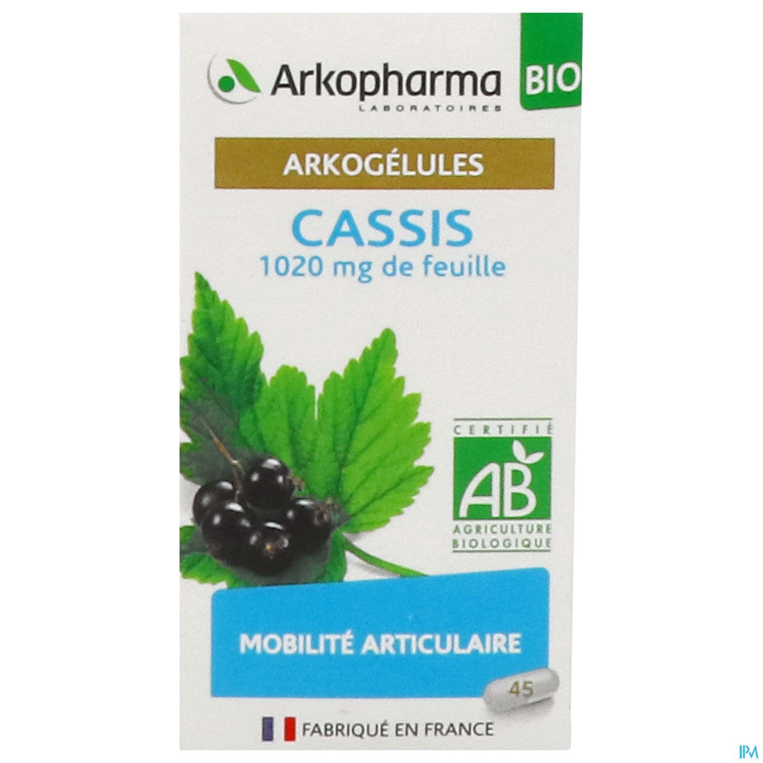 Arkopharma Arkogelules Cassis Bio Gelule 45