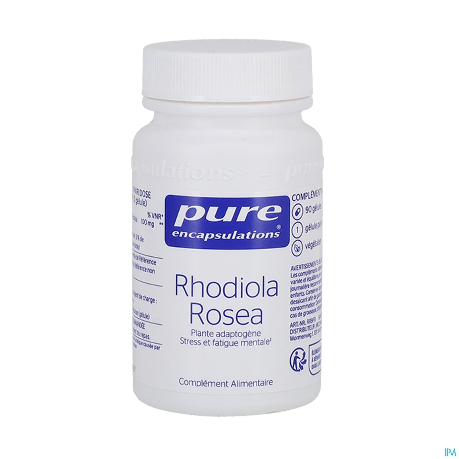 PURE ENCAPSUL RHODIOLA ROS CAPS 90