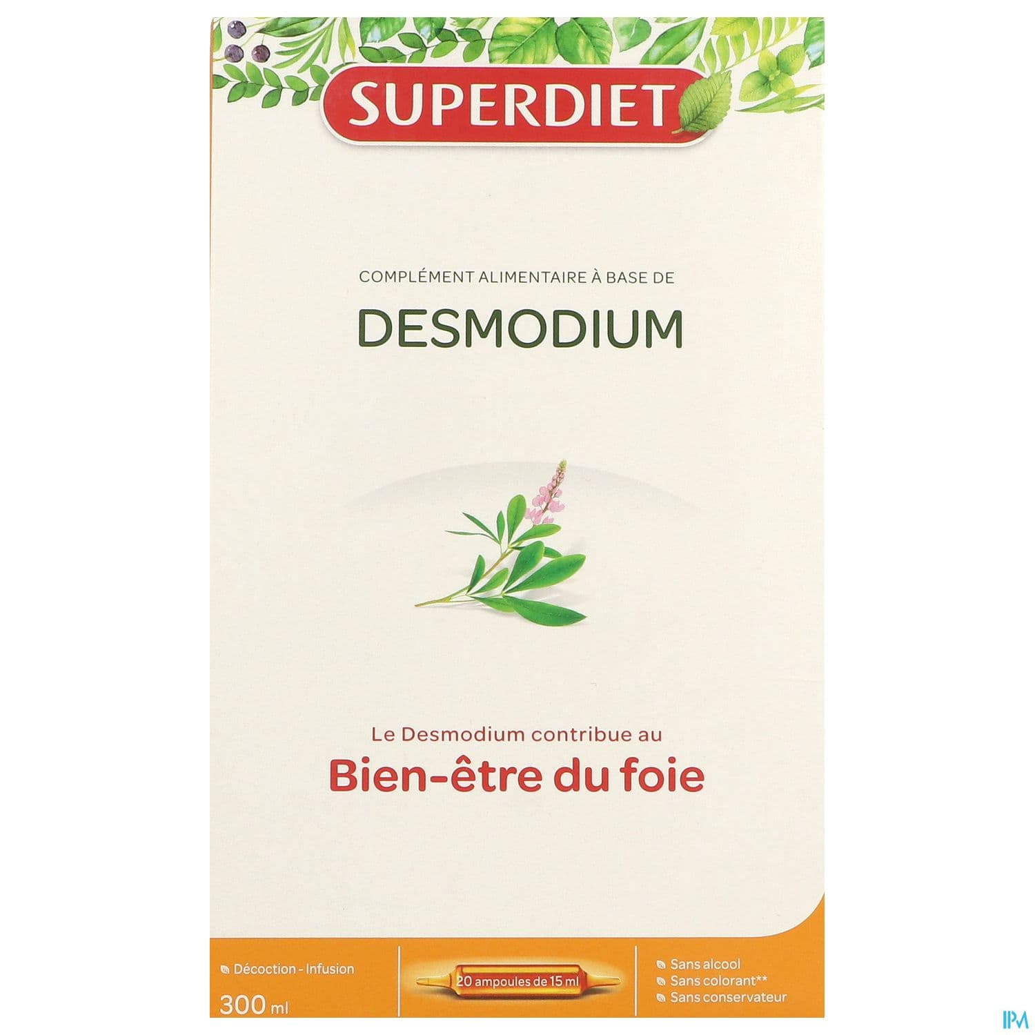 Superdiet Desmodium Ampoule Buvable 15ml 20
