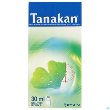 Tanakan 40mg/ml Solution Buvable 30ml