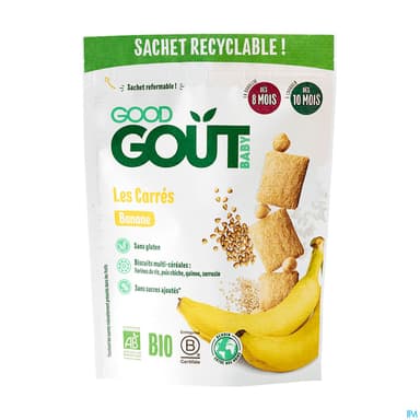 GOODGOUT CARRES BANANE 50G