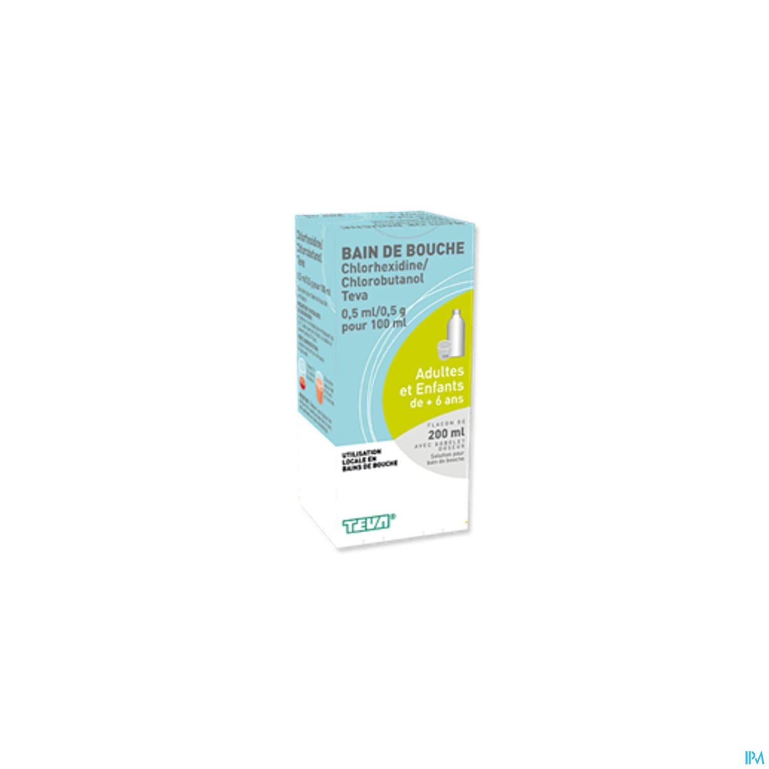 CHLORHEXIDINE/CHLOROBUT TEVA 200ML