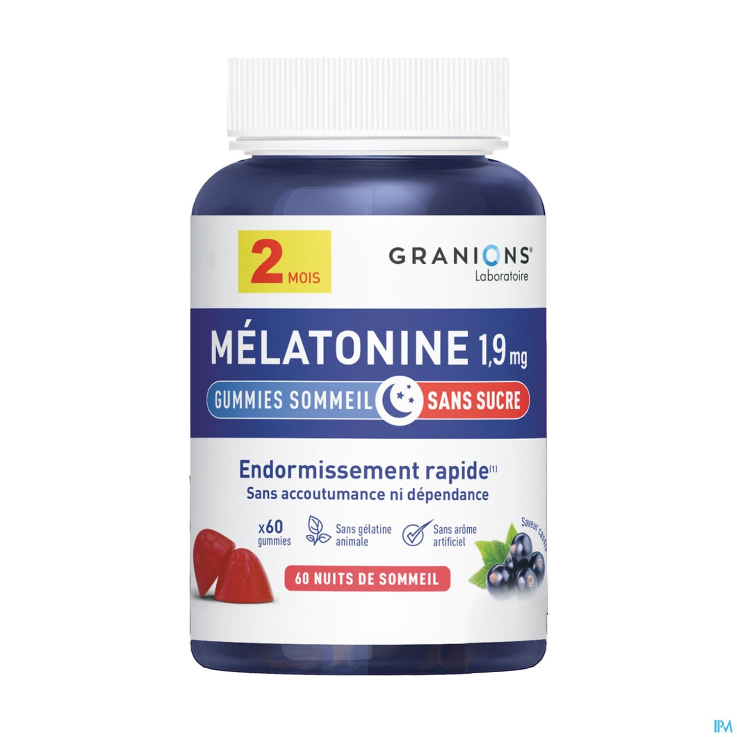 GRANIONS MELATONINE 1,9MG GUMM 60