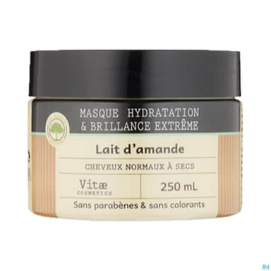 VITAE COSM MASQ LAIT AMANDE 250ML