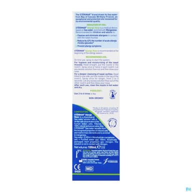 Sterimar Manganese Nez Allergique Sol Nasale 100ml