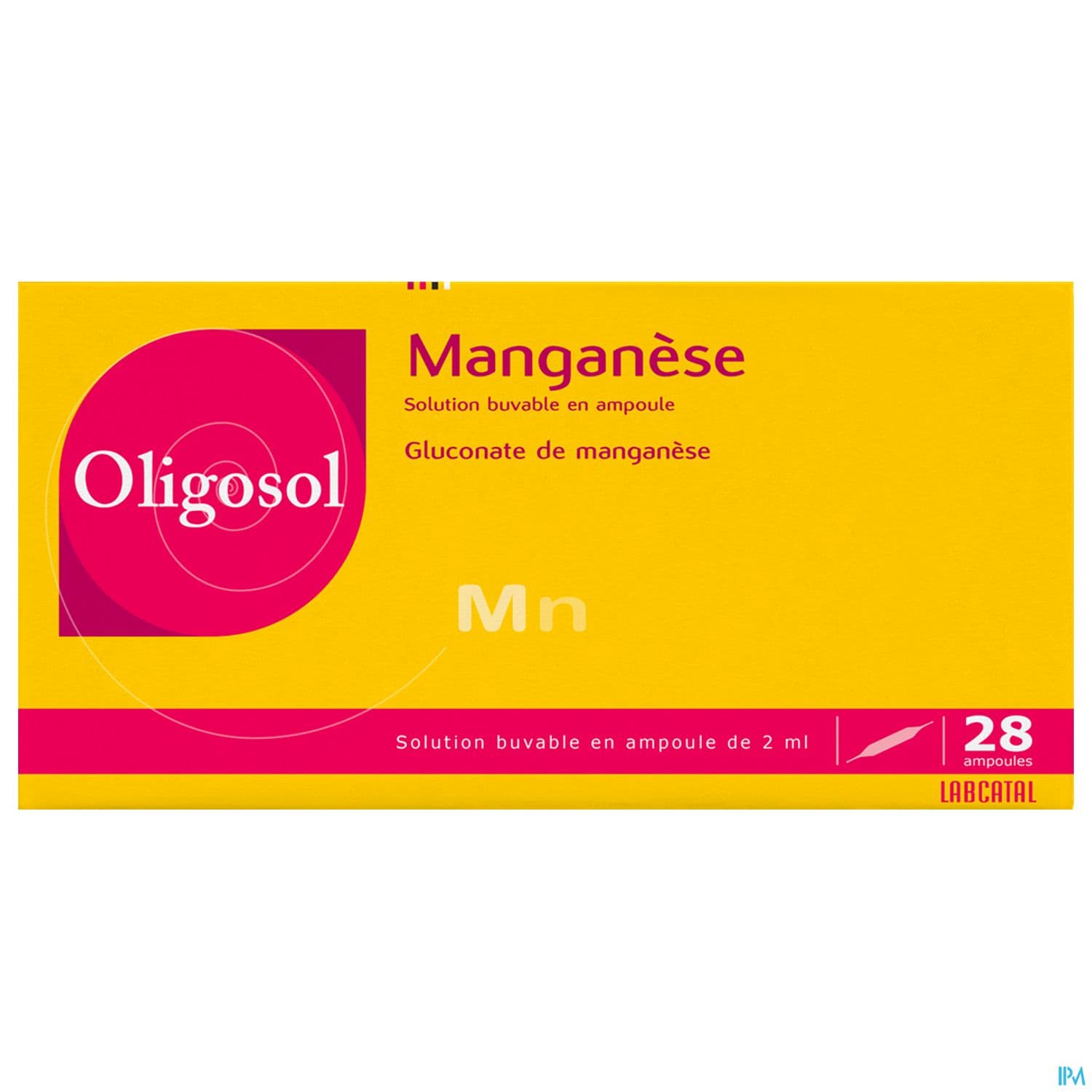Oligosol Manganese Solution Buvable Ampoule 2ml 28
