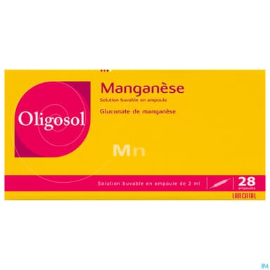 Oligosol Manganese Solution Buvable Ampoule 2ml 28
