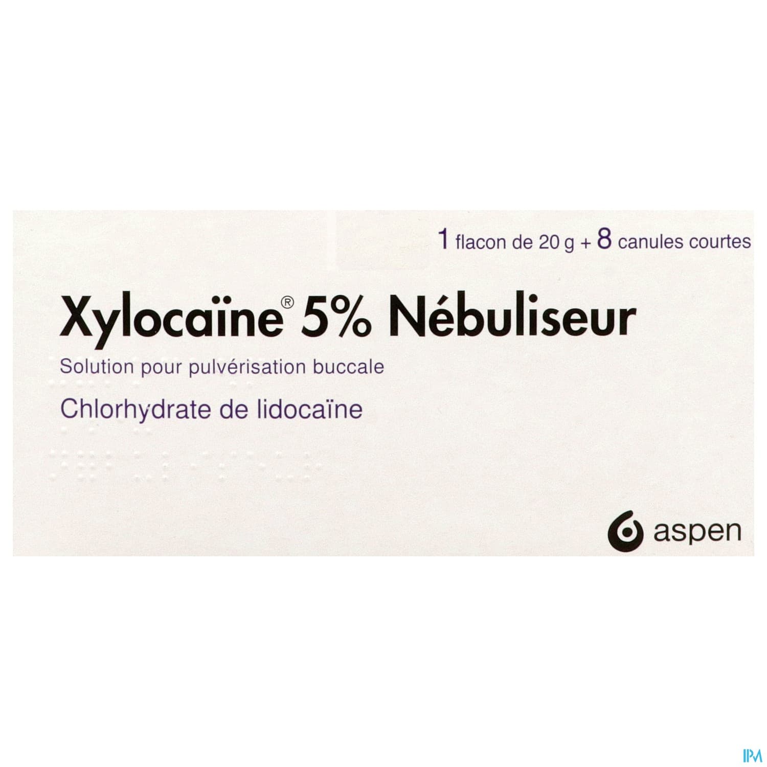 Xylocaine 5% Nebuliseur Solution Pour Pulverisation Buccale 20g