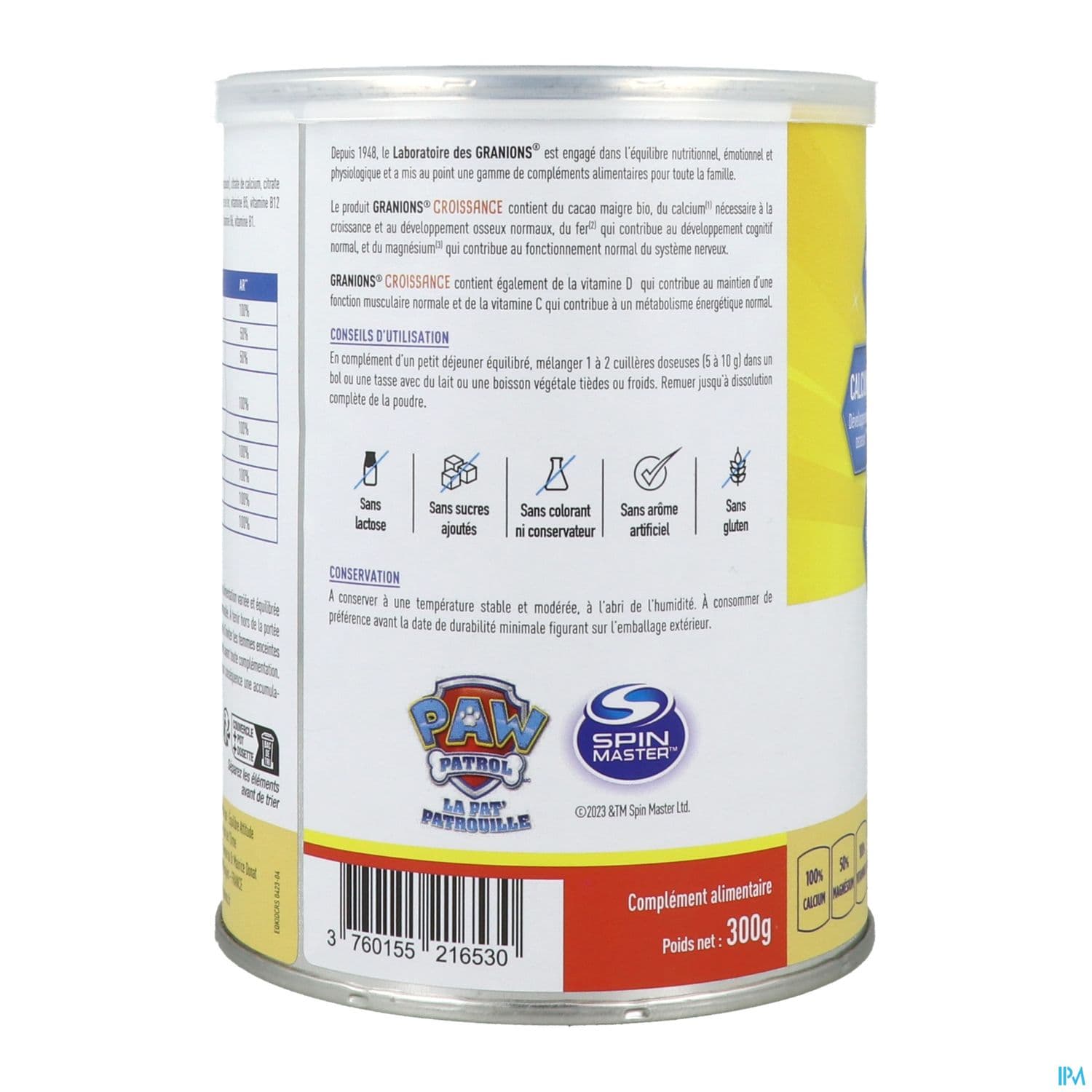 GRANIONS KID CROISSANCE CHOCO 300G