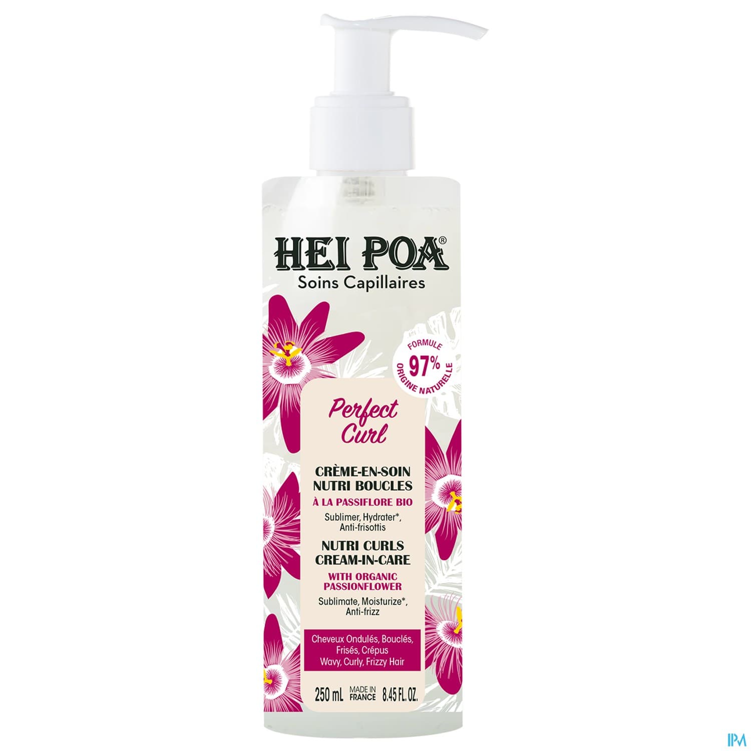 HEIPOA CR SOIN NUTRI BOUCLE 250ML