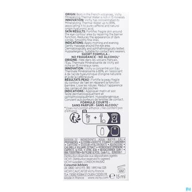 Vichy Mineral 89 Yeux 15ml