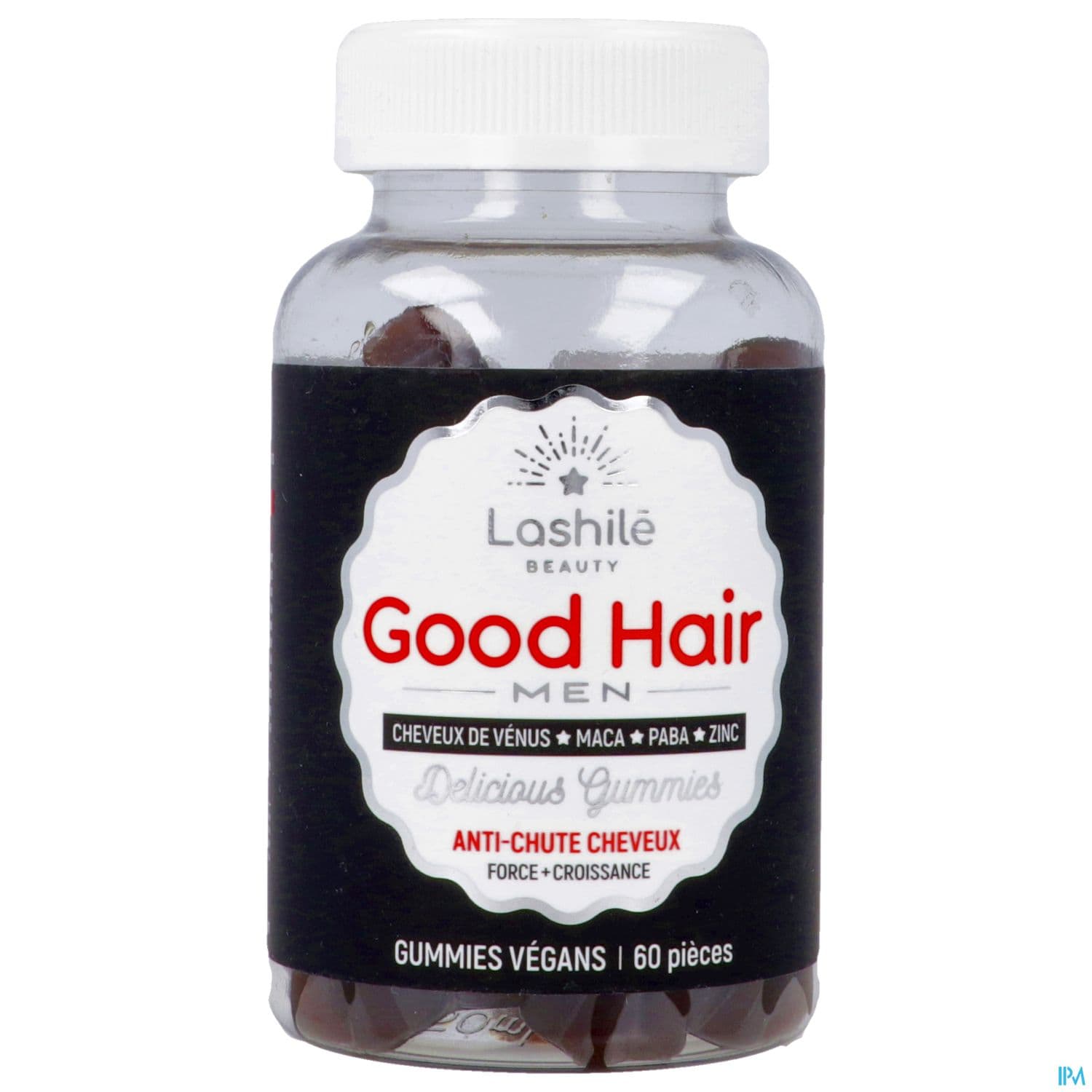 Lashile Beauty Good Hair Men Gummies 60