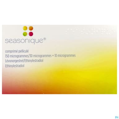 Seasonique 150mcg/30mcg + 10mcg Comprime 91