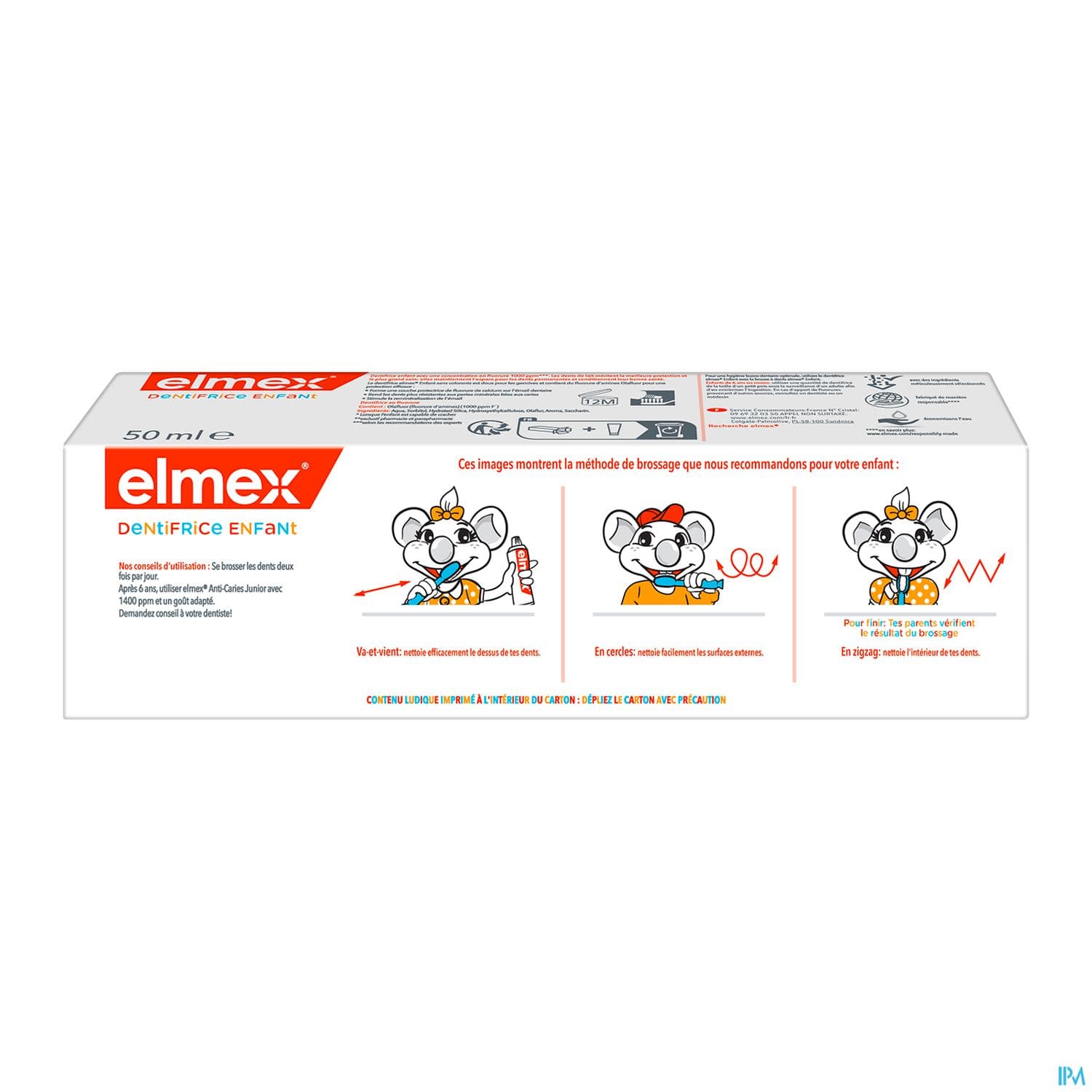 ELMEX DENT ENFANT 3-6ANS 50ML