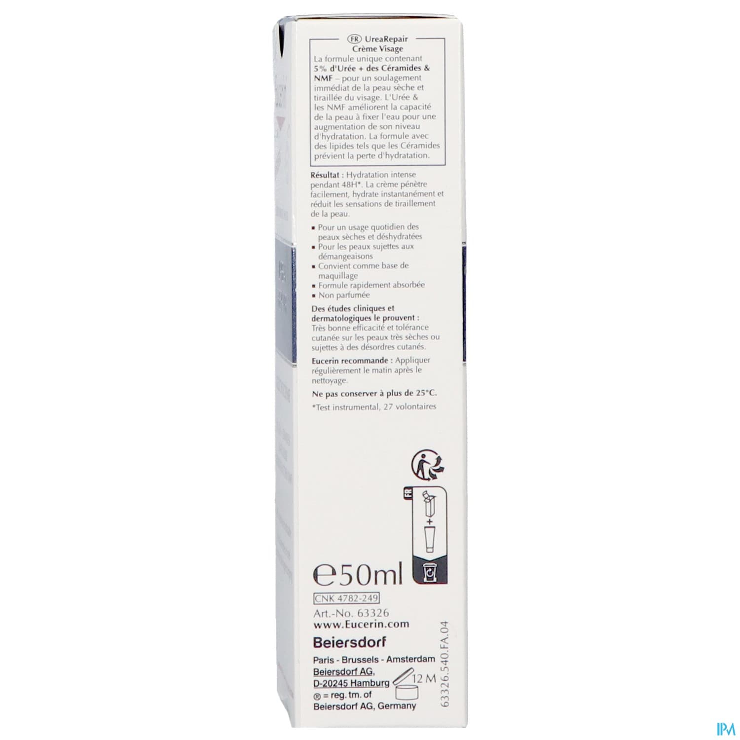 EUCERIN UREAREPAIR VISAGE 5% UREE
