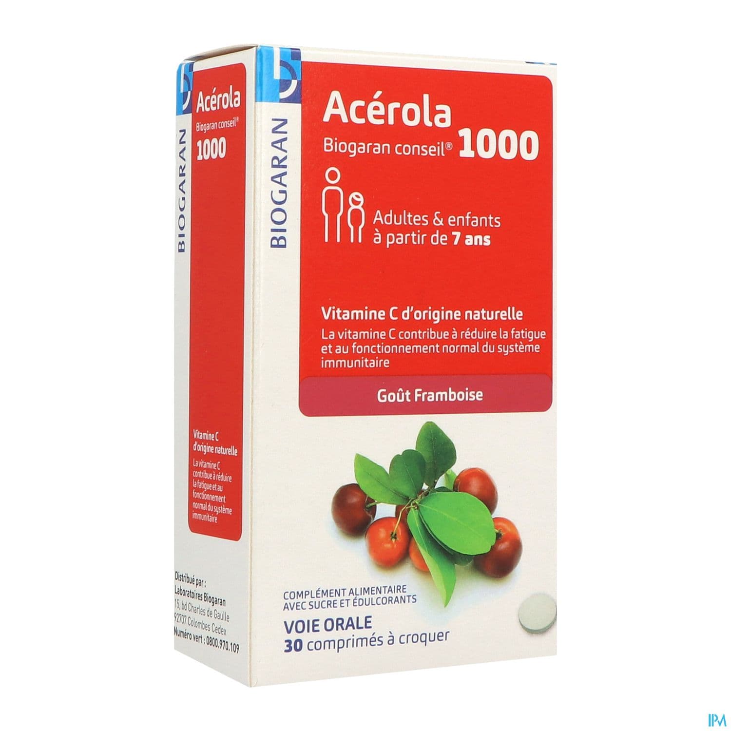Acerola Biogaran Conseil 1000mg Comprime A Croquer 30