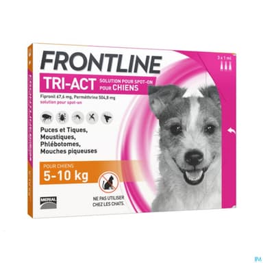 FRONTLINE TRI ACT CHIEN S PIPET 3