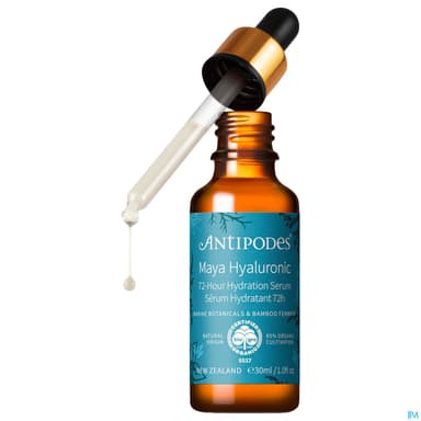 Antipodes Maya Hyaluronic Serum Hydratant 72h 30ml