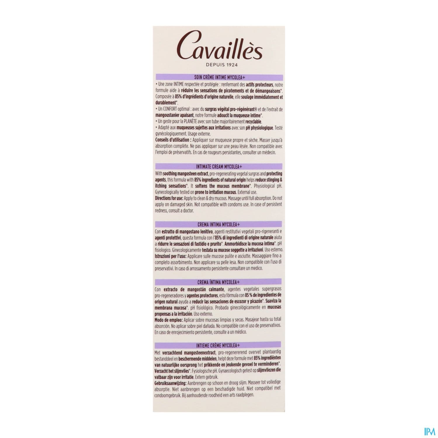CAVAILLES MYCOLEA+ CR INT 50ML