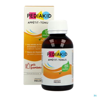 PEDIAKID APPETIT-TONUS SP FRAMBOISE FL/125ML