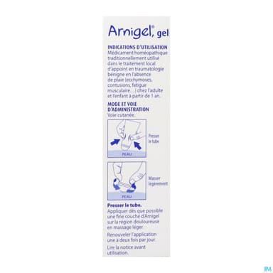 Arnigel Gel Tube Avec Applicateur Bille 45g