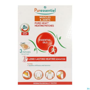 Puressentiel Patch Chauffant Pure Heat Articulations Muscles X3 Lot De 2 -50% Sur Le 2eme